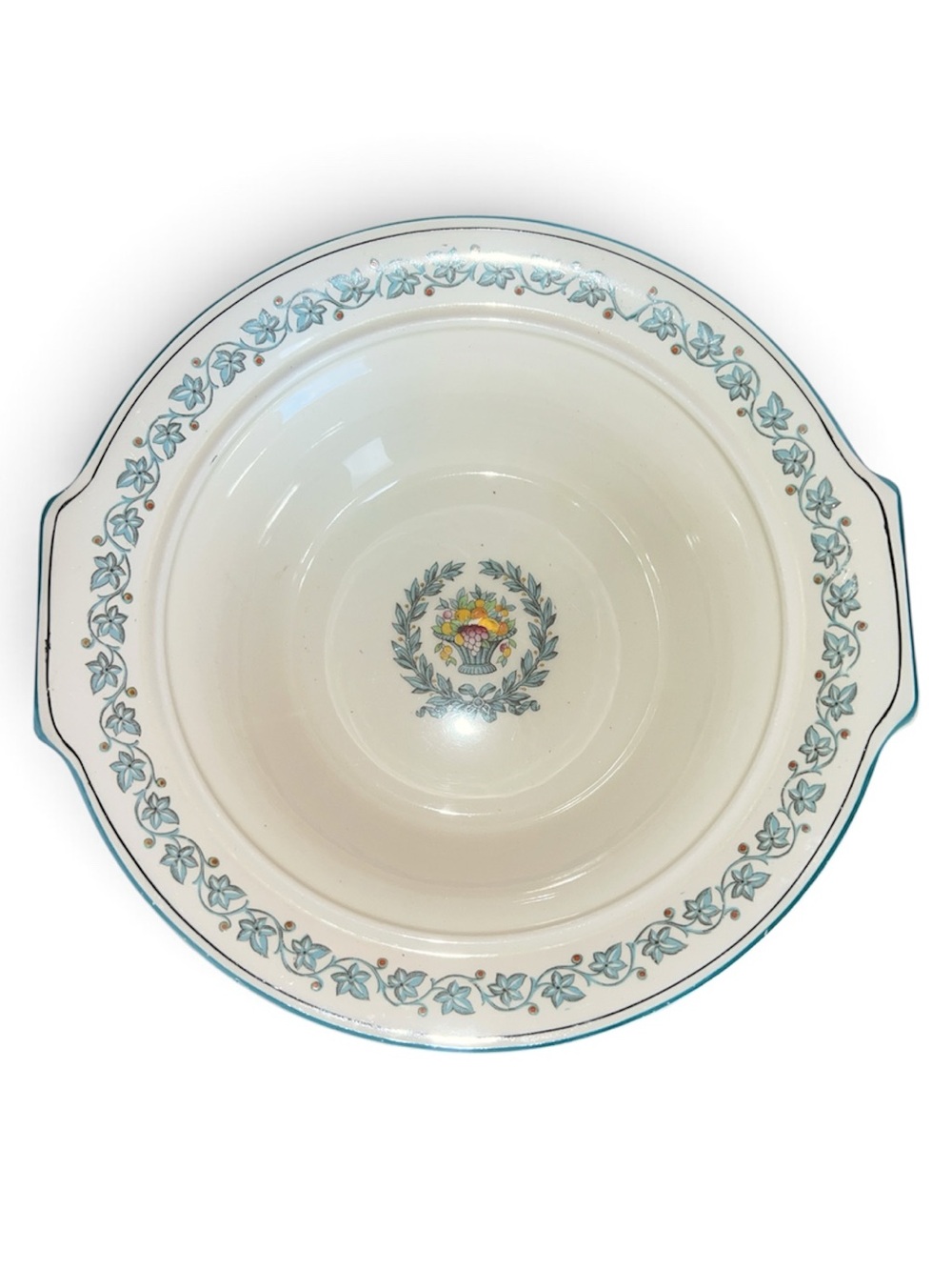 Vintage Johnson Brothers Eternal Beau Serving Bowl w/fruit motif
